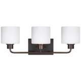 Bathroom Fixtures Three Lights by Generation Lighting ( 1 | 4428803EN3-710 Canfield ) 