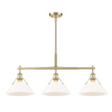 Linear/Island 3 Light Bar by Golden ( 62 | 3306-LP BCB-OP Orwell ) 