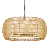 Mid. Chandeliers Drum Shade by Golden ( 62 | 6805-6 BLK-NR Everly ) 