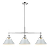 Linear/Island 3 Light Bar by Golden ( 62 | 3306-LP CH-DB Orwell ) 