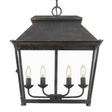 Foyer/Hall Lanterns Glass w/Frame by Golden ( 62 | 0804-4P ABI Abingdon ) 