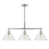 Linear/Island 3 Light Bar by Golden ( 62 | 3306-LP PW-CLR Orwell ) 
