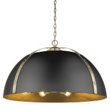 Pendants Metal Shade by Golden ( 62 | 6928-8P AB-BLK Aldrich ) 