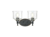 Bathroom Fixtures Two Lights by Golden ( 62 | 0806-BA2 ABI-HWG Keating ) 