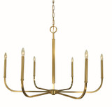Large Chandeliers Candle by Framburg ( 8 | 5874 BR Manhattan ) 