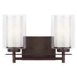 Bathroom Fixtures Two Lights by Generation Lighting ( 1 | 4437302-710 Elmwood Park ) 