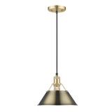 Pendants Metal Shade by Golden ( 62 | 3306-M BCB-AB Orwell ) 