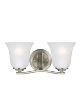 Bathroom Fixtures Two Lights by Generation Lighting ( 1 | 4439002EN3-962 Emmons ) 