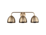 Bathroom Fixtures Three Lights by Golden ( 62 | 6950-BA3 MBS-MBS Shepard ) 