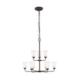 Mid. Chandeliers Glass Up by Generation Lighting ( 1 | 3115209EN3-710 Kerrville ) 