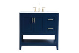 Plumbing Bath Chests/Vanities by Elegant Lighting ( 173 | VF16036BL Aubrey ) 