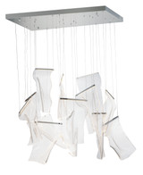 Linear/Island 4 Light + by ET2 ( 86 | E24878-133PC Rinkle ) 