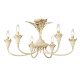 Semi-Flush Mts. Candle by Golden ( 62 | 0846-6SF AI Lillianne ) 