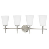Bathroom Fixtures Four Lights by Generation Lighting ( 1 | 4440404-962 Driscoll ) 