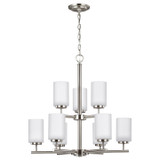 Mid. Chandeliers Glass Up by Generation Lighting ( 1 | 31162EN3-962 Oslo ) 