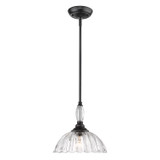 Pendants Glass Down by Golden ( 62 | 6952-M BLK-CLR Audra ) 
