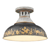 Semi-Flush Mts. Glass Down by Golden ( 62 | 0865-SF AGV-ABI Kinsley ) 