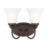Bathroom Fixtures Two Lights by Generation Lighting ( 1 | 44806-710 Holman ) 