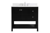 Plumbing Bath Chests/Vanities by Elegant Lighting ( 173 | VF16436BK-BS Theo ) 