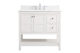 Plumbing Bath Chests/Vanities by Elegant Lighting ( 173 | VF16436WH-BS Theo ) 