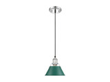 Mini Pendants Metal Shade by Golden ( 62 | 3306-S CH-GN Orwell ) 