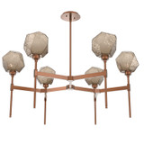 Mid. Chandeliers Glass Up by Hammerton Studio ( 404 | CHB0039-39-BB-B-001-L1 Gem ) 