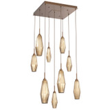 Mid. Chandeliers Multi-Port/Cascade by Hammerton Studio ( 404 | CHB0049-09-BB-RB-C01-L3 Aalto ) 
