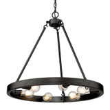 Mid. Chandeliers Glass Down by Golden ( 62 | 1019-6 BLK Castile ) 