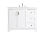 Plumbing Bath Chests/Vanities by Elegant Lighting ( 173 | VF17042WH moore ) 