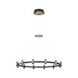 Mid. Chandeliers Glass Up by Eurofase ( 40 | 37043-018 Albany ) 