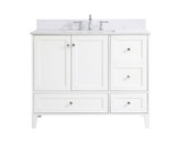 Plumbing Bath Chests/Vanities by Elegant Lighting ( 173 | VF18042WH-BS sommerville ) 