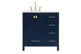 Plumbing Bath Chests/Vanities by Elegant Lighting ( 173 | VF18832BL Irene ) 