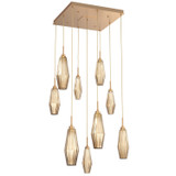 Mid. Chandeliers Multi-Port/Cascade by Hammerton Studio ( 404 | CHB0049-09-NB-RB-C01-L3 Aalto ) 