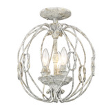 Semi-Flush Mts. Cage by Golden ( 62 | 1349-SF OY Antoinette ) 