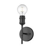 Sconces Single Candle by Golden ( 62 | 1945-1W BLK Axel ) 