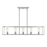 Linear/Island 4 Light + by Golden ( 62 | 2072-LP CH Wesson ) 