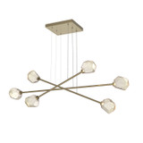 Linear/Island 4 Light + by Hammerton Studio ( 404 | PLB0039-M3-GB-A-CA1-L3 Gem ) 