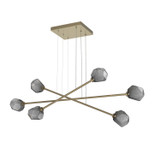 Linear/Island 4 Light + by Hammerton Studio ( 404 | PLB0039-M3-GB-S-CA1-L3 Gem ) 