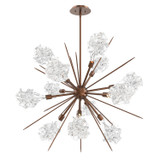 Mid. Chandeliers Starburst by Hammerton Studio ( 404 | CHB0059-0A-BB-BC-001-L3 Blossom ) 