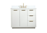 Plumbing Bath Chests/Vanities by Elegant Lighting ( 173 | VF19442WH-BS Blake ) 