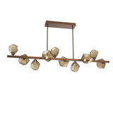 Linear/Island 4 Light + by Hammerton Studio ( 404 | PLB0039-T0-BB-B-001-L3 Gem ) 
