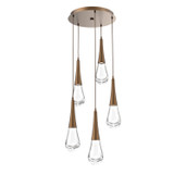 Pendants Multi-port/Cascade by Hammerton Studio ( 404 | CHB0078-05-FB-C-C01-L1 Raindrop ) 