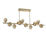 Linear/Island 4 Light + by Hammerton Studio ( 404 | PLB0039-T0-GB-B-001-L1 Gem ) 