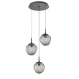 Mini Pendants 3 Light Cluster by Hammerton Studio ( 404 | CHB0066-03-GP-FS-C01-L3 Aster ) 