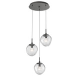 Mini Pendants 3 Light Cluster by Hammerton Studio ( 404 | CHB0066-03-GP-ZC-C01-L1 Aster ) 
