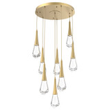 Mid. Chandeliers Multi-Port/Cascade by Hammerton Studio ( 404 | CHB0078-08-GB-C-C01-L3 Raindrop ) 