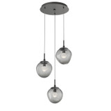 Mini Pendants 3 Light Cluster by Hammerton Studio ( 404 | CHB0066-03-GP-ZS-C01-L3 Aster ) 