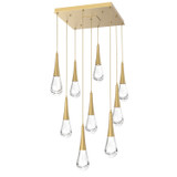 Mid. Chandeliers Multi-Port/Cascade by Hammerton Studio ( 404 | CHB0078-09-GB-C-C01-L3 Raindrop ) 