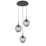 Mini Pendants 3 Light Cluster by Hammerton Studio ( 404 | CHB0066-03-MB-ZS-C01-L1 Aster ) 