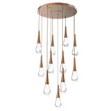 Mid. Chandeliers Multi-Port/Cascade by Hammerton Studio ( 404 | CHB0078-11-BB-C-C01-L1 Raindrop ) 